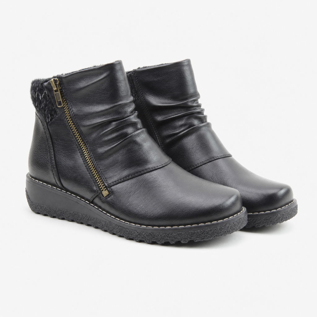 Heavenly Feet PERRY Womens Ankle Boots Black