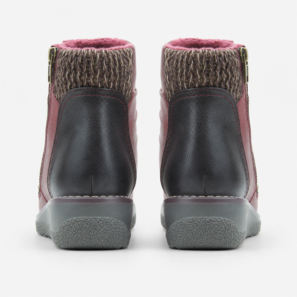 Heavenly Feet PERRY Womens Ankle Boots Ruby