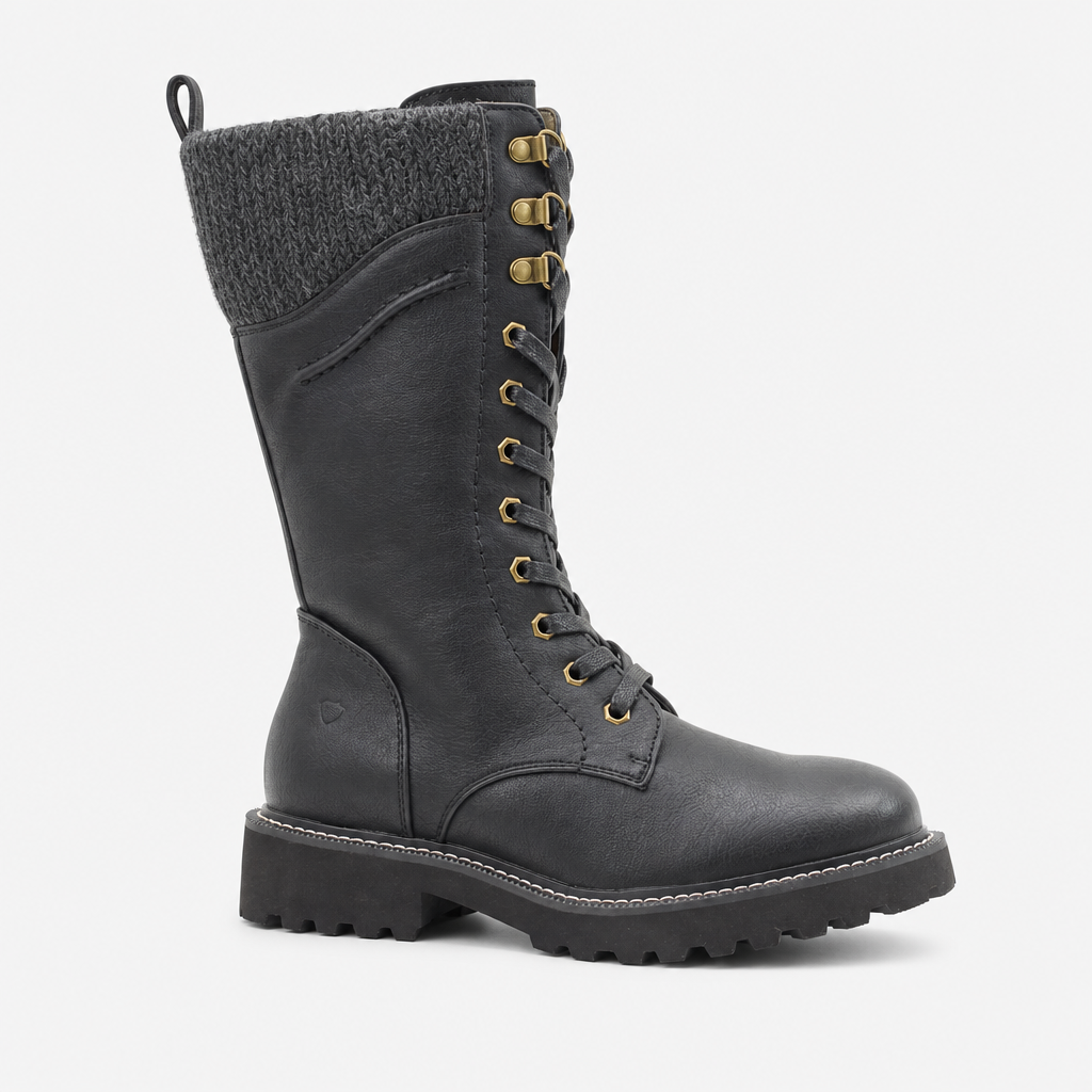 Heavenly Feet LEENA Womens Tall Boots Black