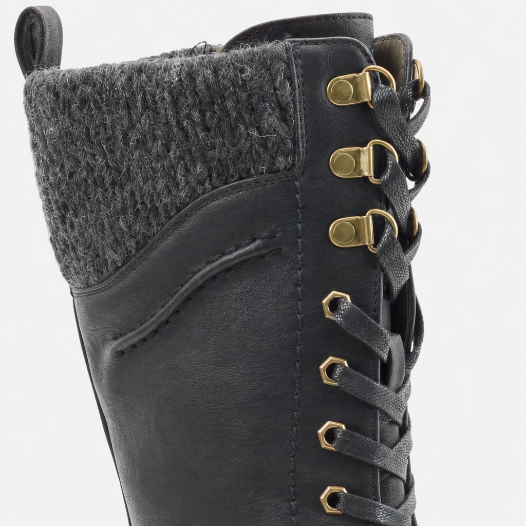 Heavenly Feet LEENA Womens Tall Boots Black
