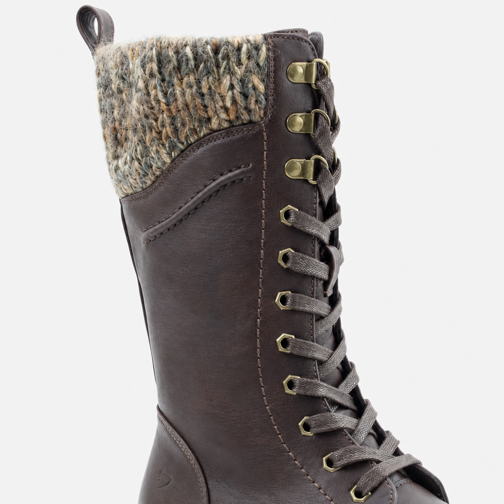 Heavenly Feet LEENA Womens Tall Boots Chocolate