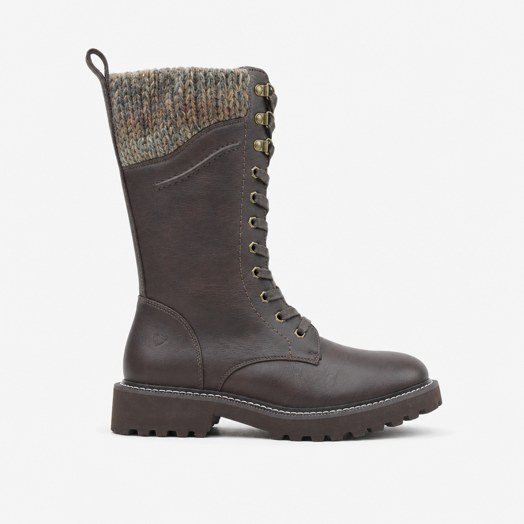 Heavenly Feet LEENA Womens Tall Boots Chocolate