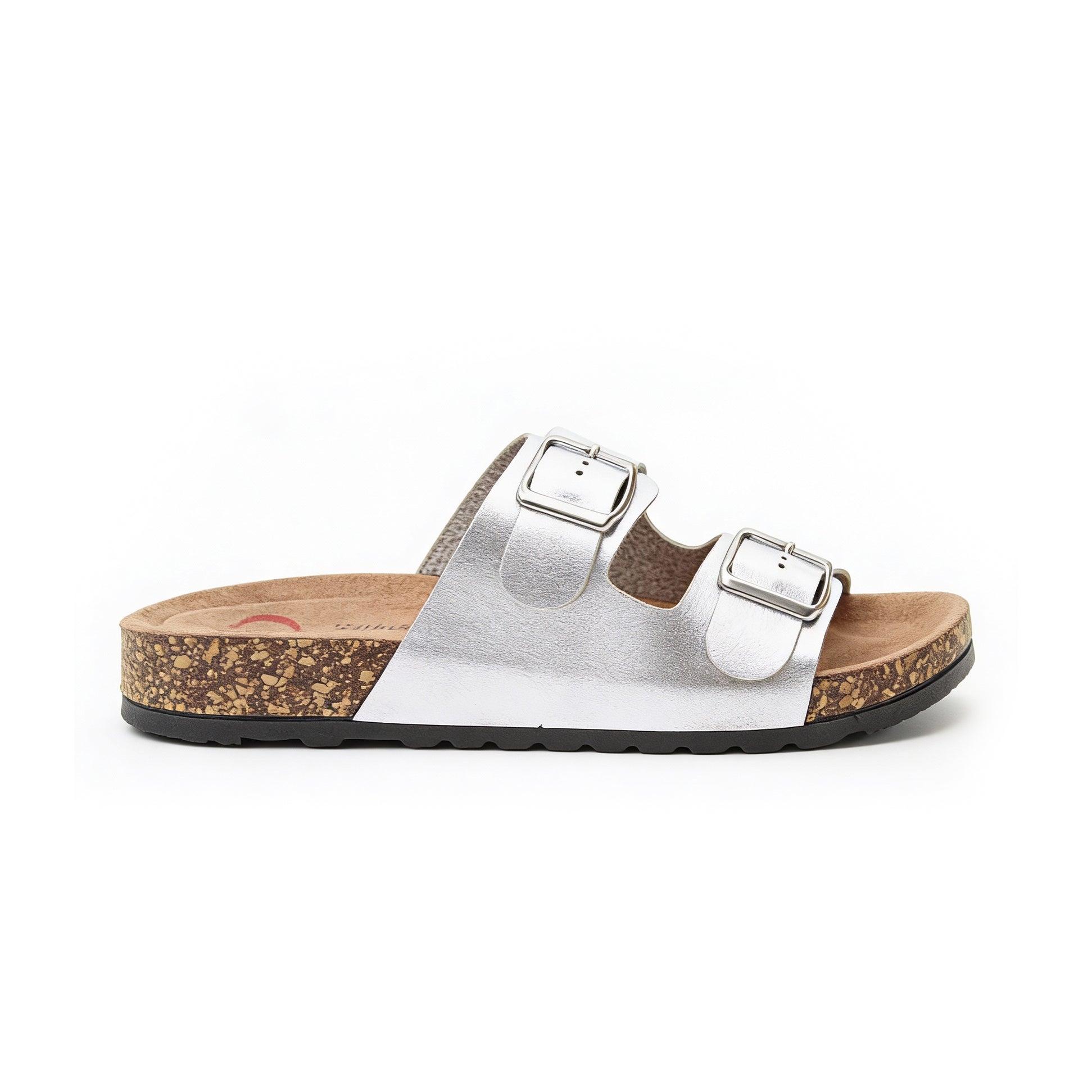 Heavenly Feet HARMONY2 Womens Mules Sandals Silver