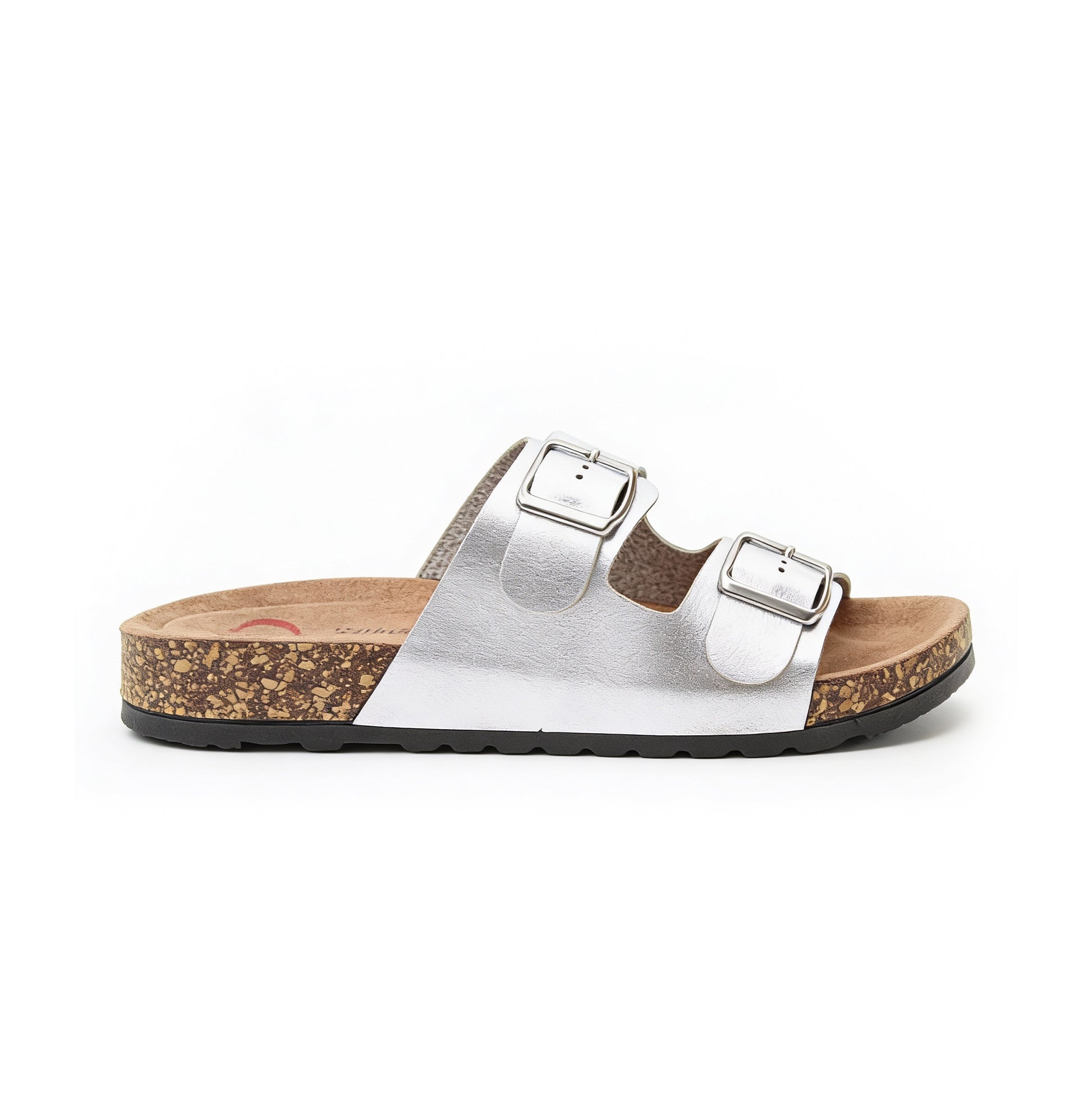 Heavenly Feet HARMONY2 Womens Mules Sandals Silver