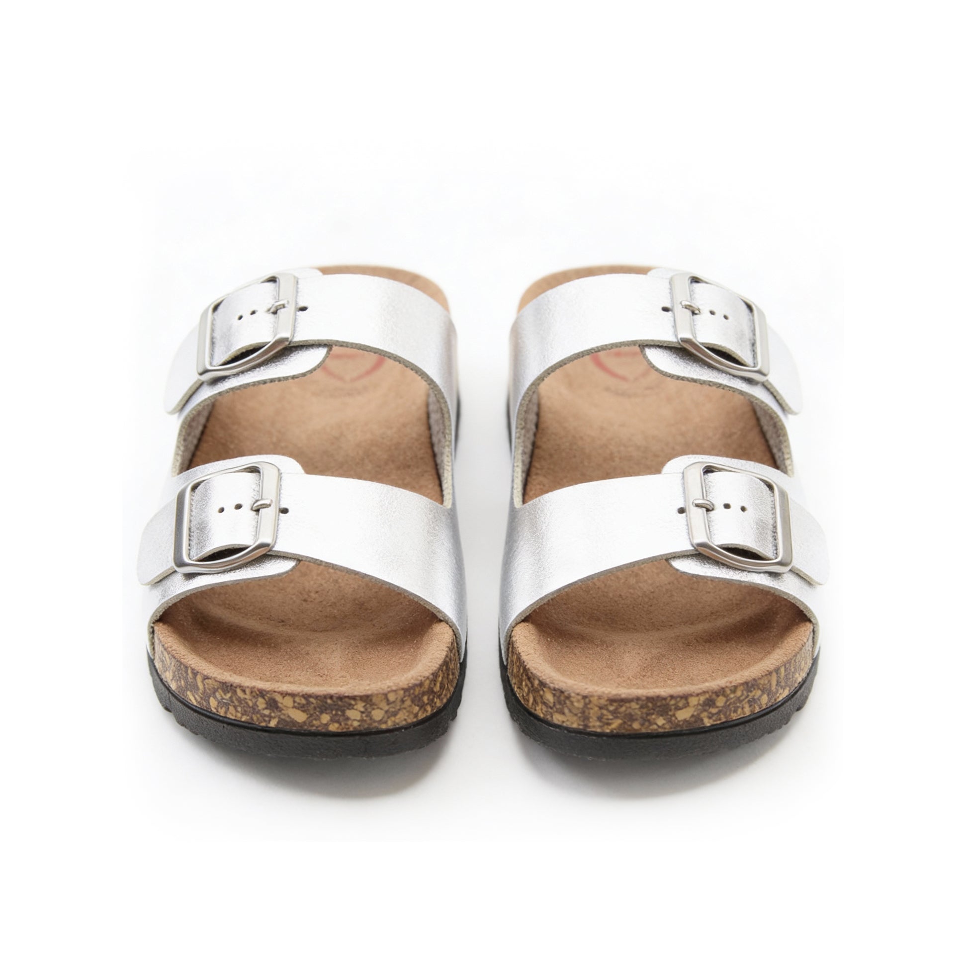 Heavenly Feet HARMONY2 Womens Mules Sandals Silver