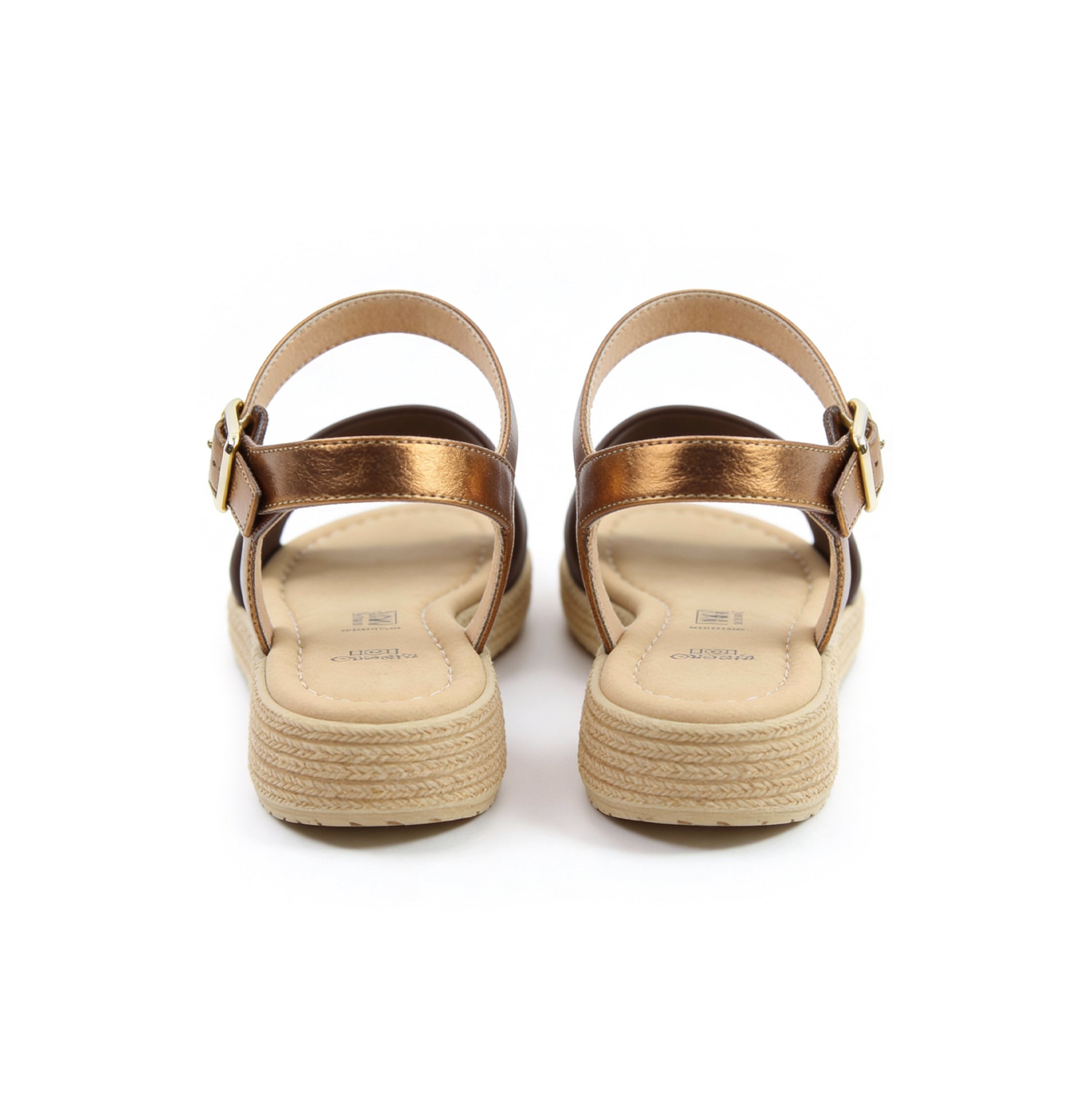 Heavenly Feet SARA Womens Platform  Sandals Chocolate Bronze