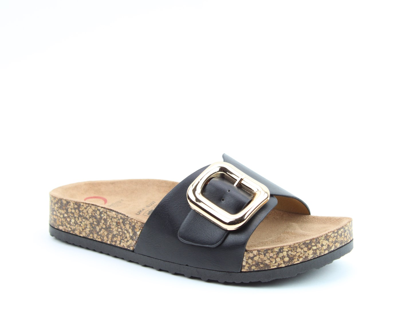 Heavenly Feet IGGY Womens Mules Sandals Black
