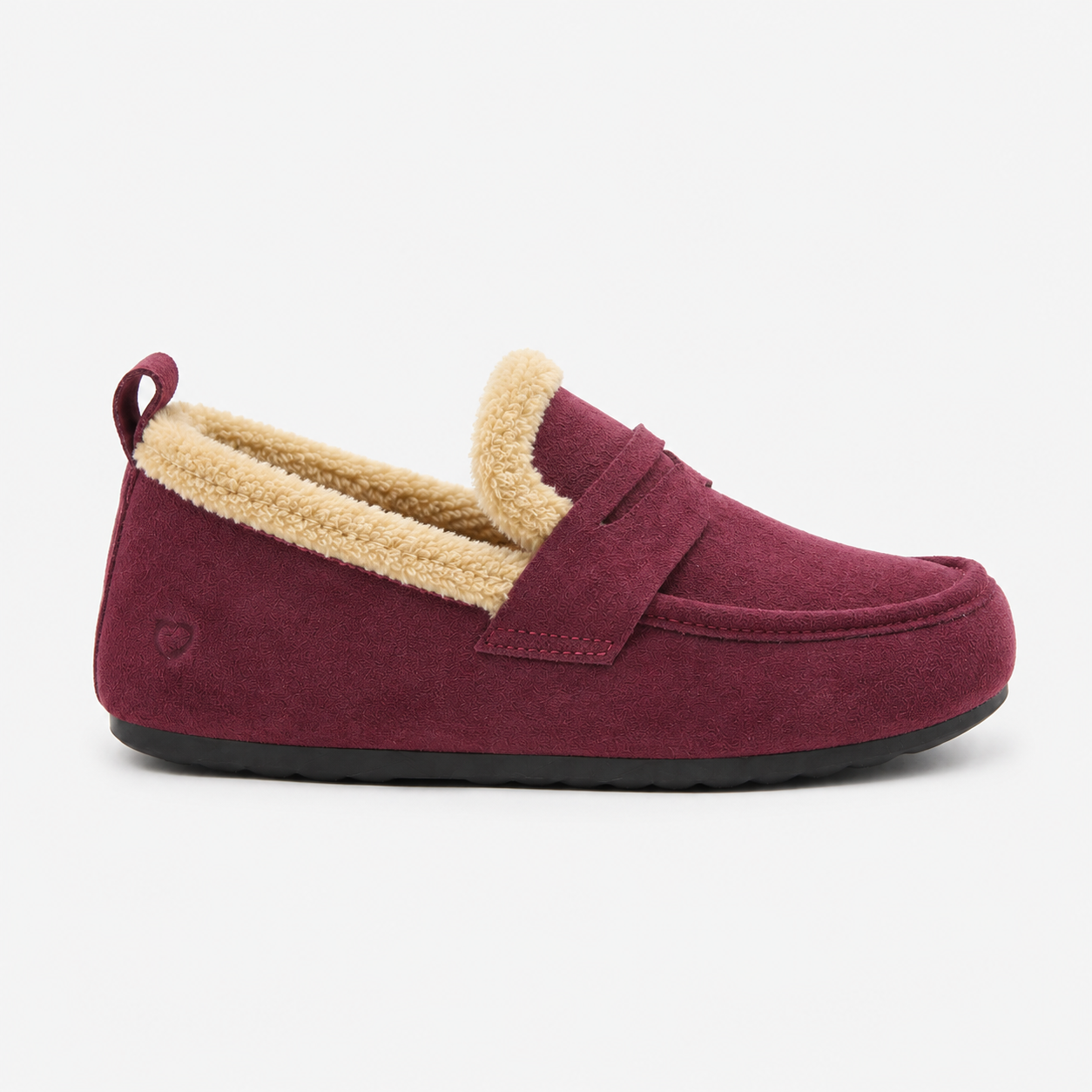 Heavenly Feet PEPPER Womens Full Slippers Burgundy