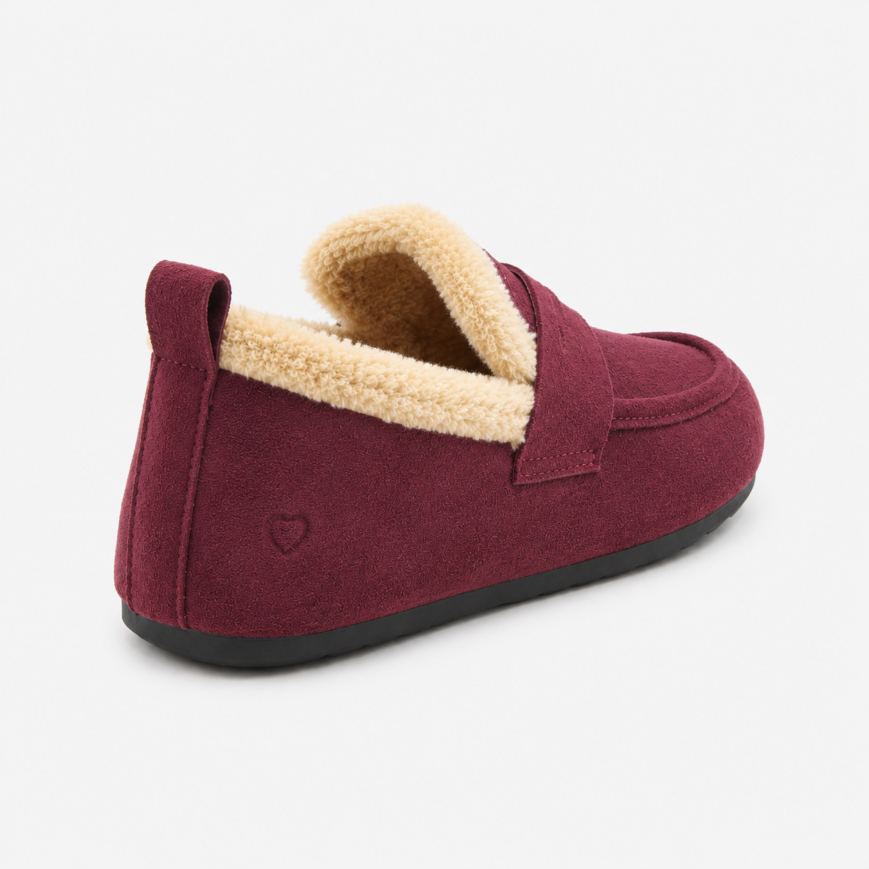 Heavenly Feet PEPPER Womens Full Slippers Burgundy