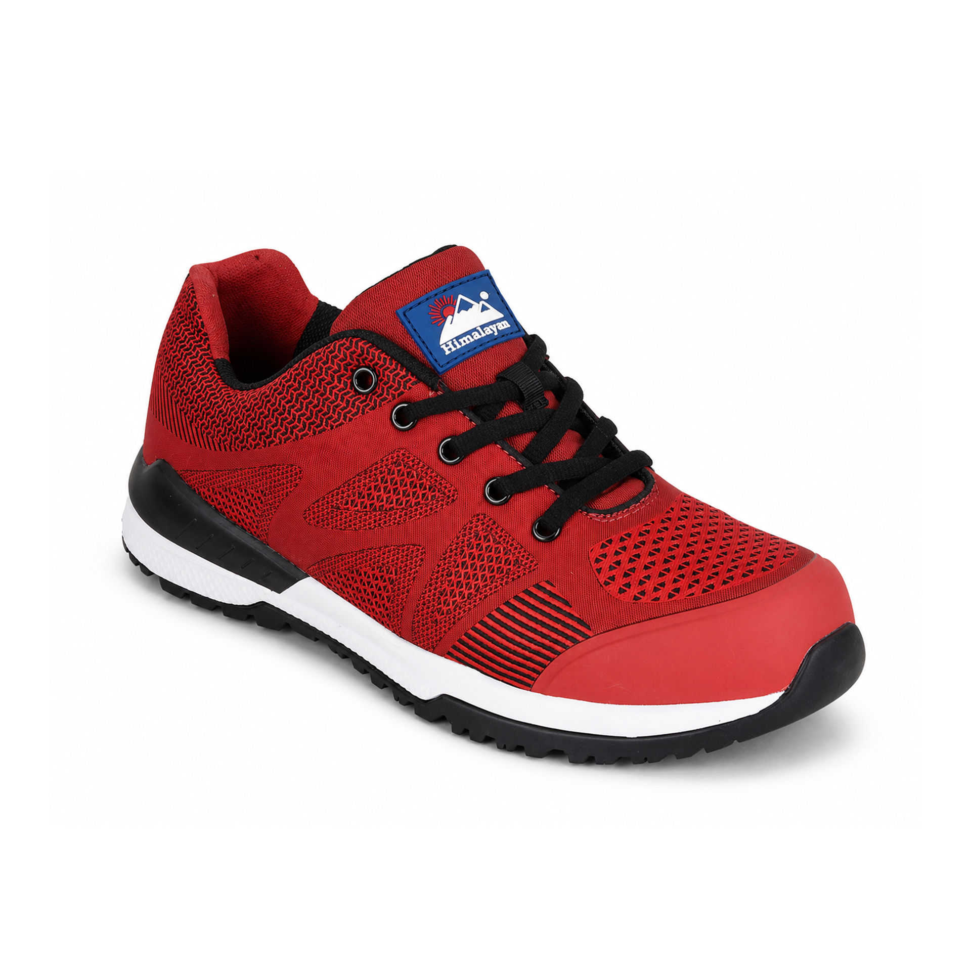 Himalayan Bounce Unisex Adults Safety Trainers Red