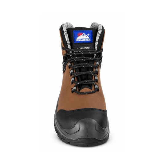 Himalayan 5704 Vibram EcoStep Unisex Composite Toe Safety Boots Brown