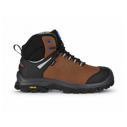 Himalayan 5704 Vibram EcoStep Unisex Composite Toe Safety Boots Brown