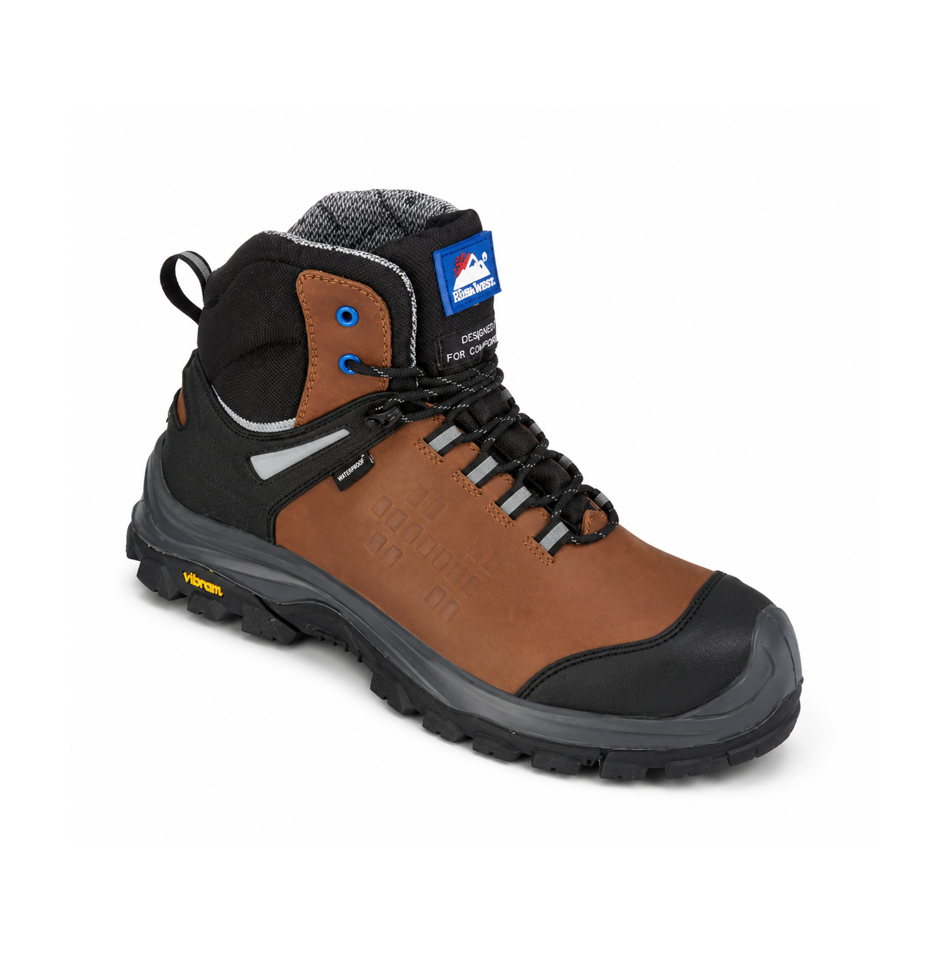 Himalayan 5704 Unisex Adults Safety Boots Brown