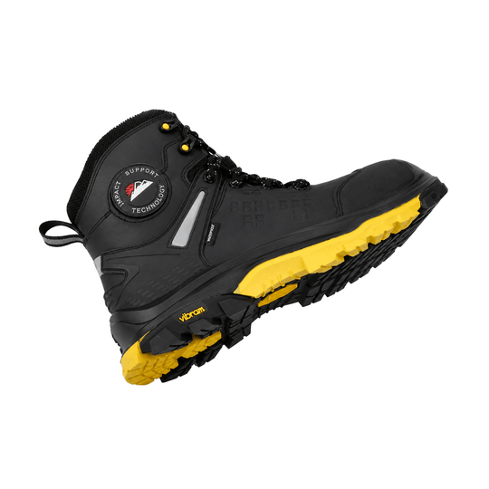 Himalayan 5801 Vibram Zipper Unisex Composite Toe Safety Boots Black