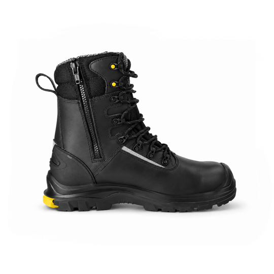 Himalayan 5803 Vibram Combat Unisex Composite Toe Safety Boots Black