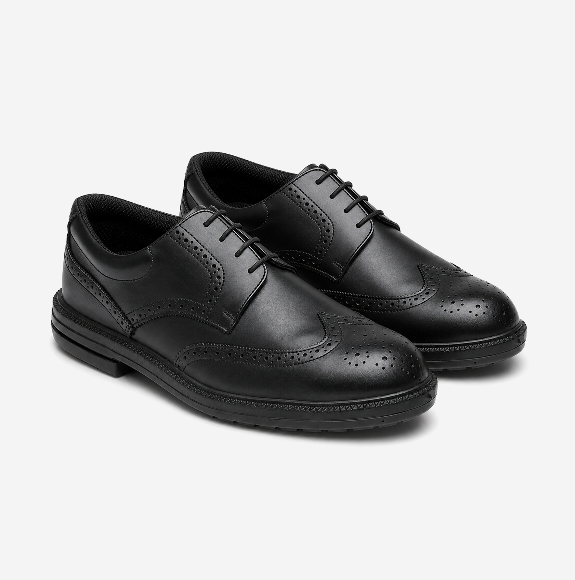 Himalayan 912CBK Mens Brogue Shoes Black