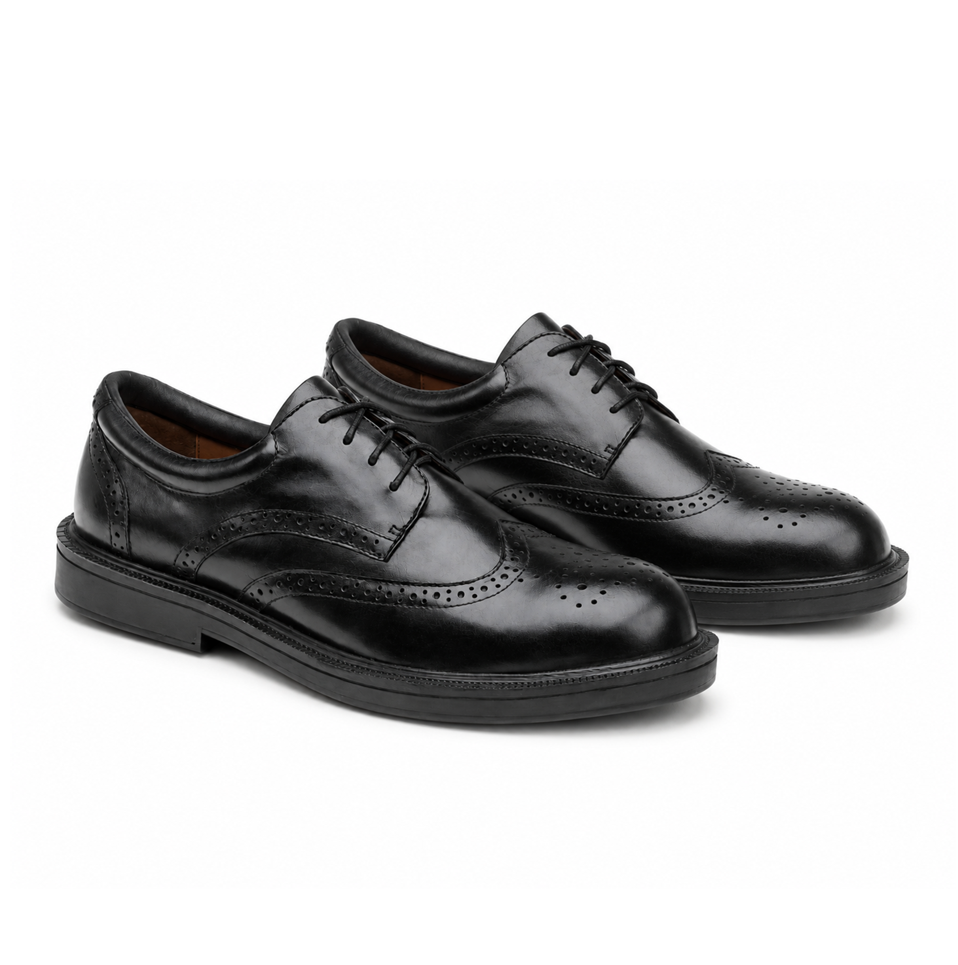 Himalayan 9810BK Mens Brogue Shoes Black