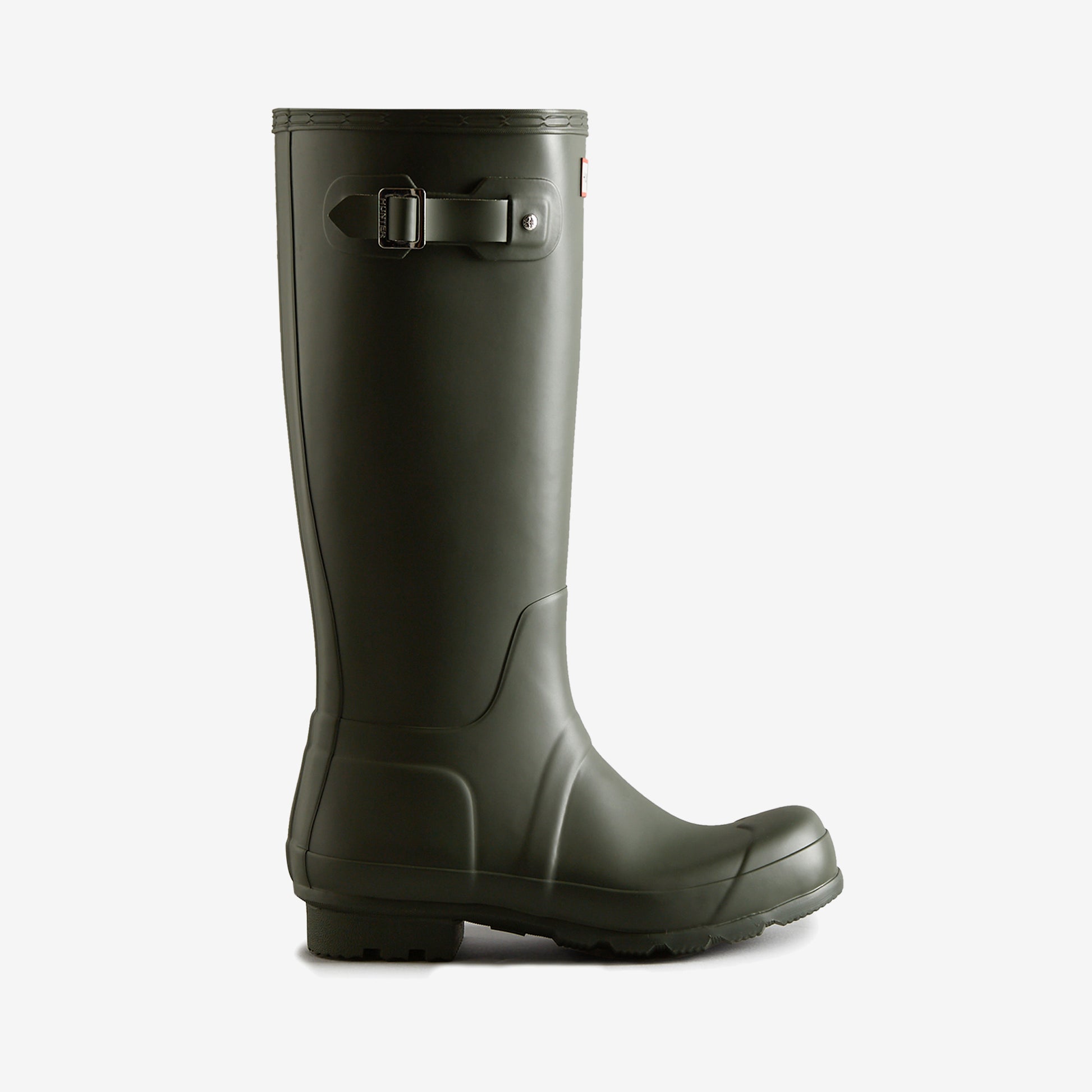 Hunter ORIGINAL TALL Mens Wellies Dark Olive