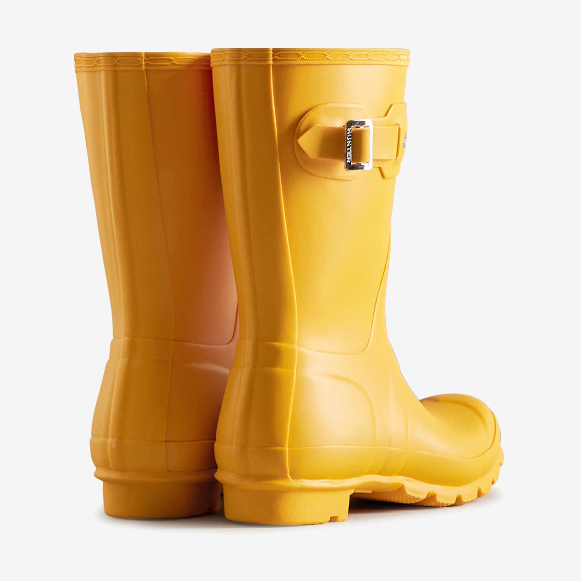 Hunter ORIGINAL SHORT Womens Wellies Yellow