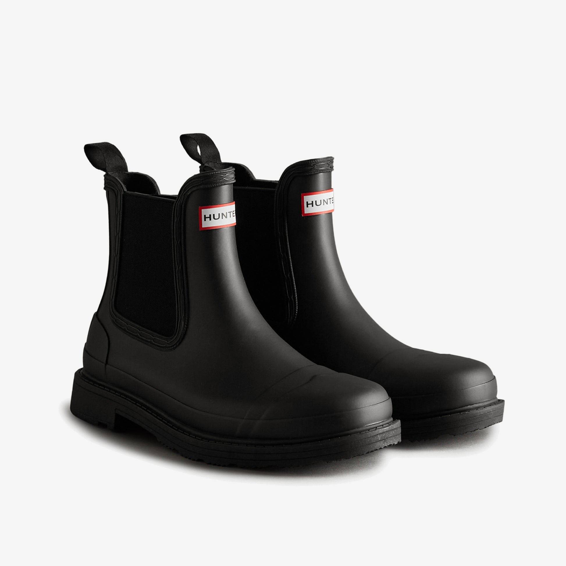 Hunter CHELSEA COMMANDO Womens Wellies Black