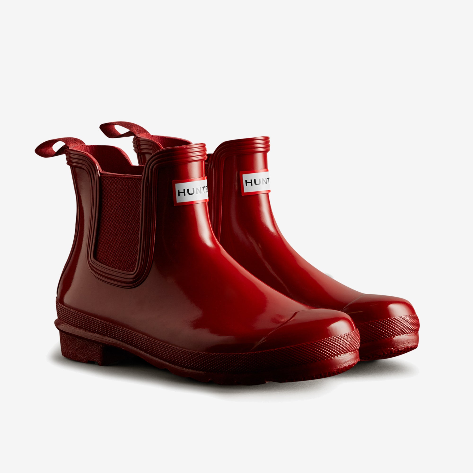 Hunter ORIGINAL CHELSEA Womens Wellies Military Red Gloss