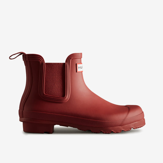 Hunter ORIGINAL CHELSEA Womens Wellies Military Red