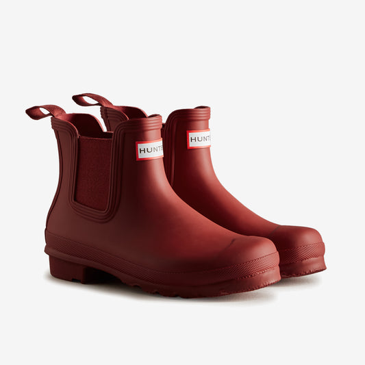 Hunter ORIGINAL CHELSEA Womens Wellies Military Red
