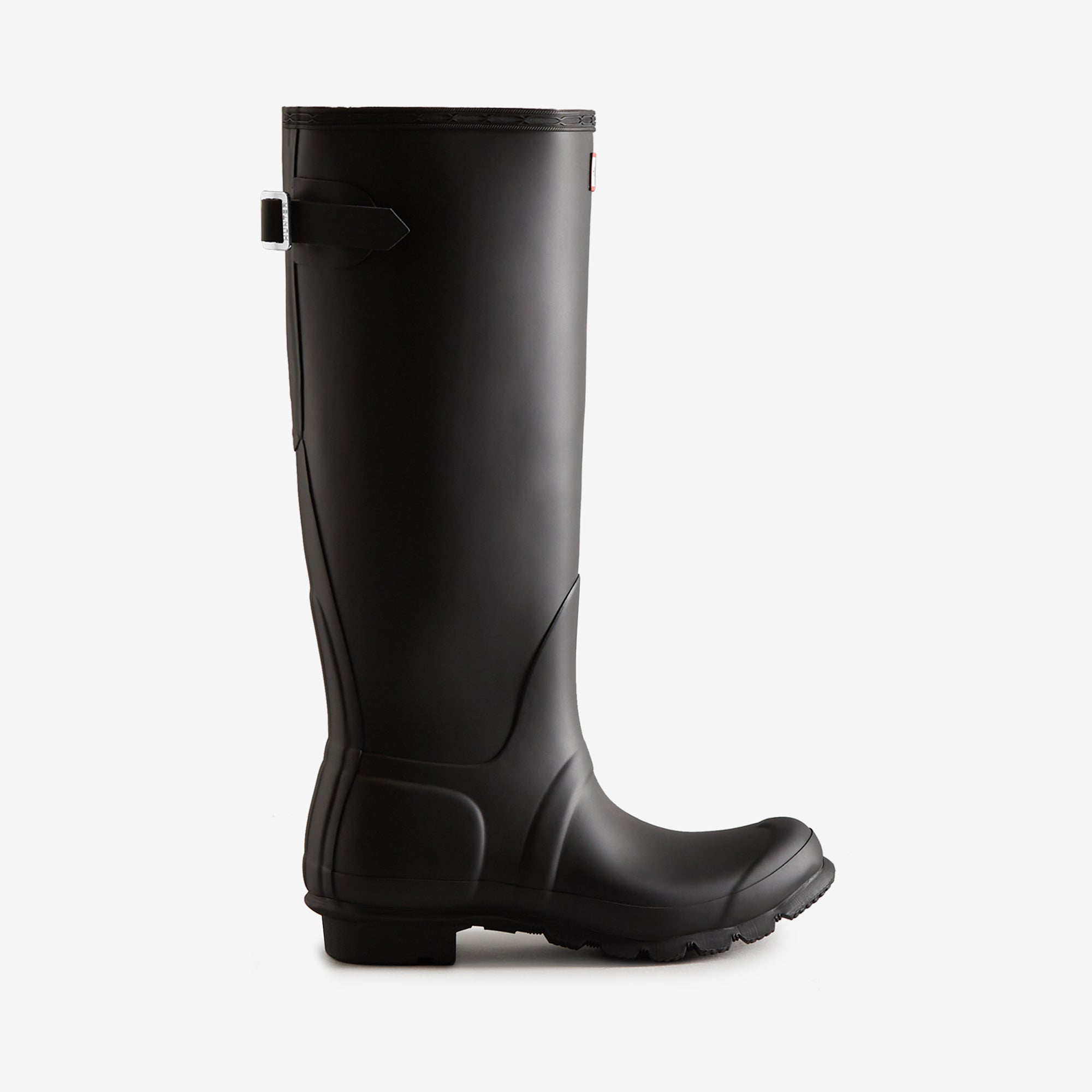 Hunter ORIGINAL TALL BACK ADJUSTABLE Womens Wellies Black