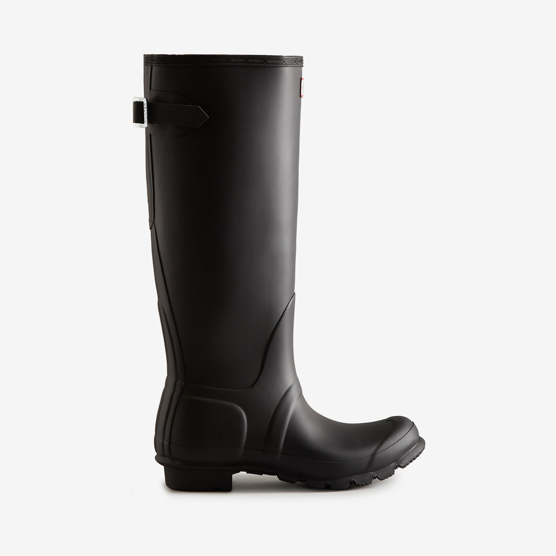 Hunter ORIGINAL TALL BACK ADJUSTABLE Womens Wellies Black