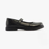 Hush Puppies TALLY Girls School Leather Shoes Black