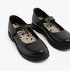 Hush Puppies TALLY Girls School Leather Shoes Black