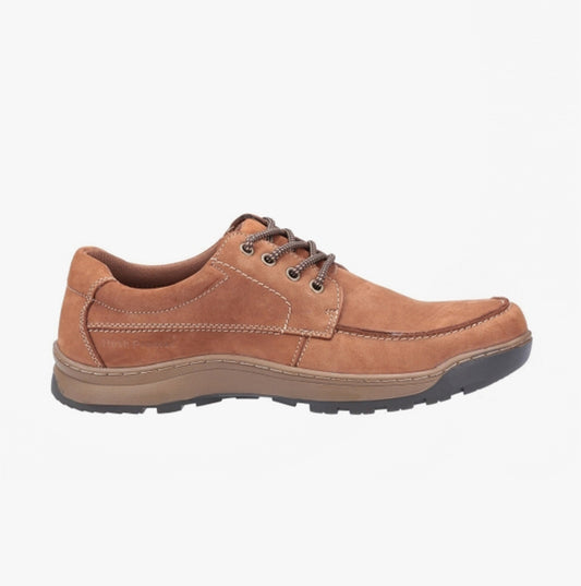 Hush Puppies TUCKER LACE Mens Nubuck Casual Shoes Tan