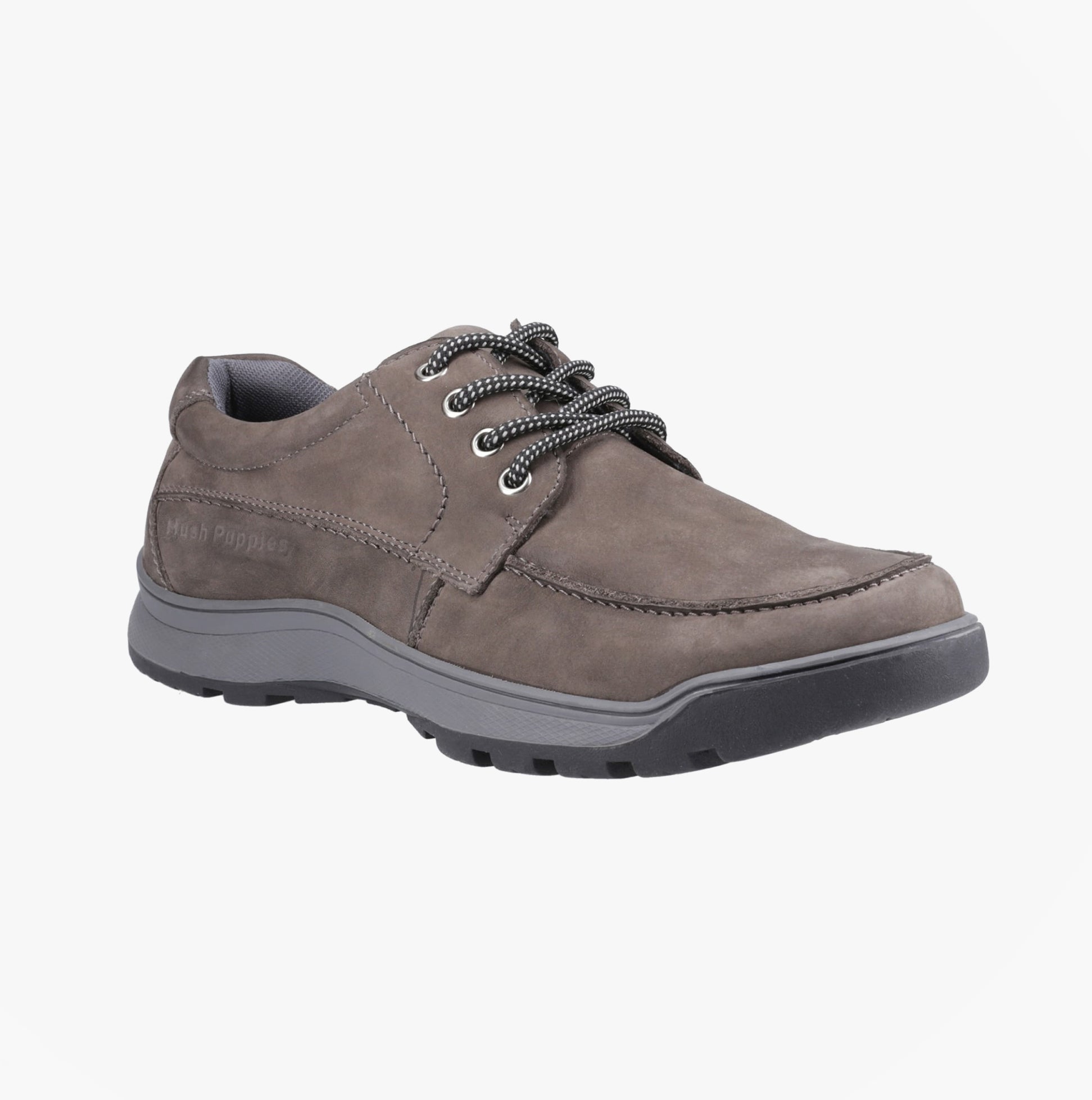 Hush Puppies TUCKER LACE Mens Lace Shoes Grey