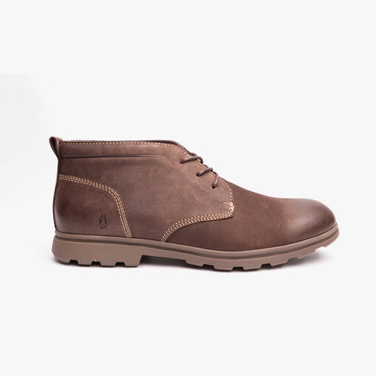 Hush Puppies TYSON Mens Boots Brown