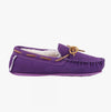 Hush Puppies ALLIE Womens Suede Slippers Purple