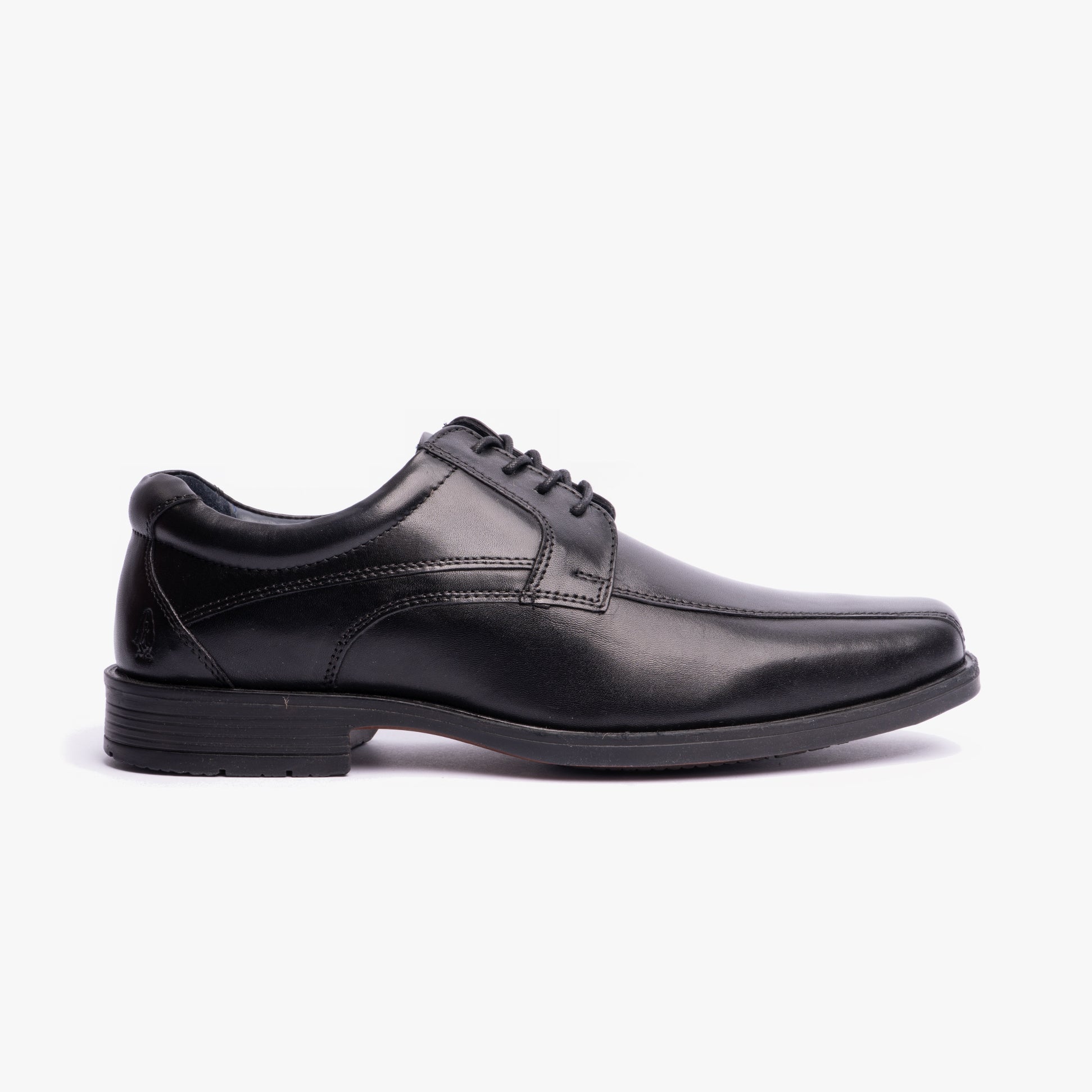 Hush Puppies BRANDON Mens Leather Formal Shoes Black