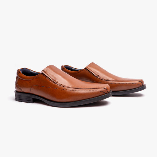Hush Puppies BRODY Mens Slip-On Shoes Tan