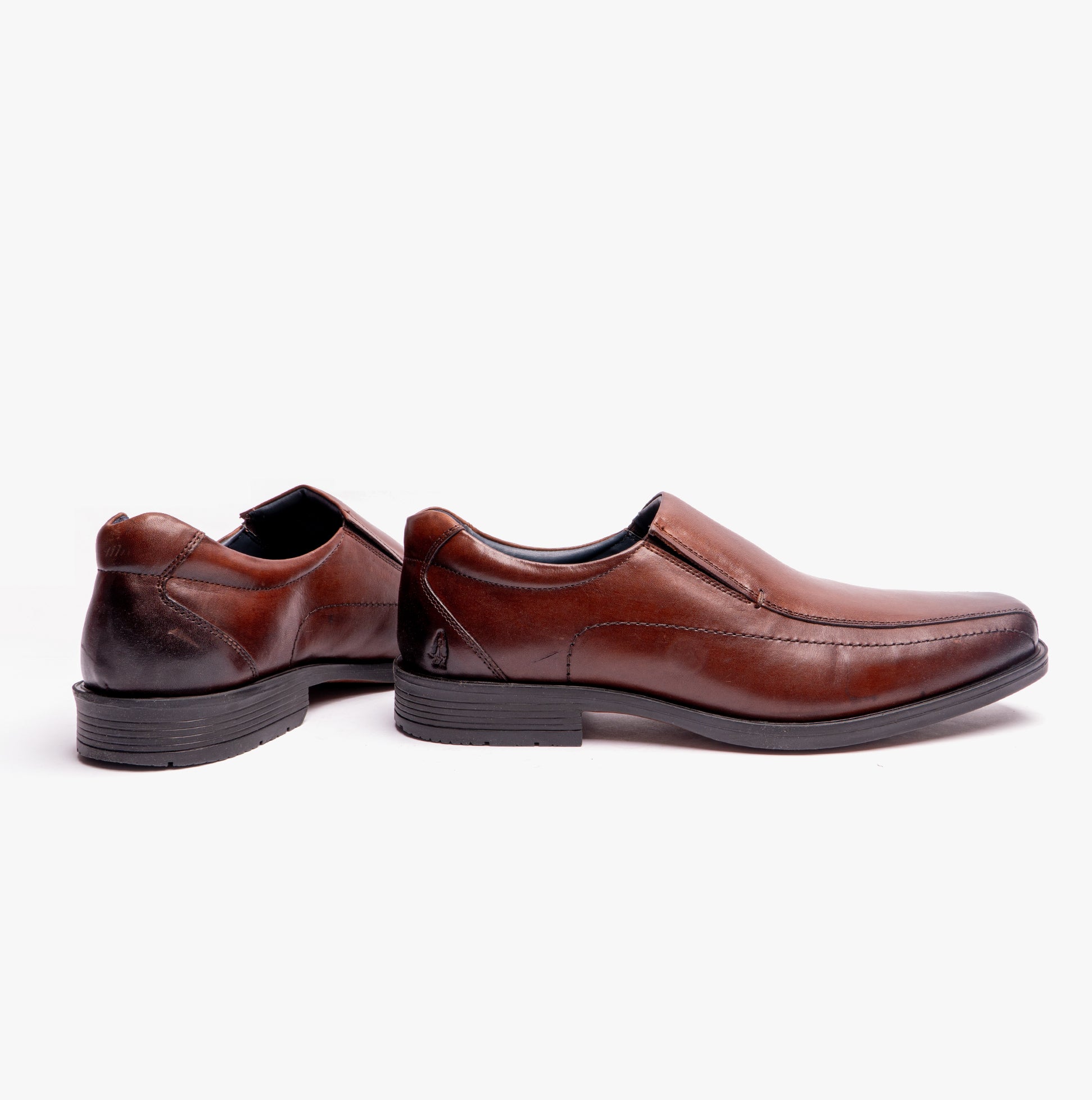 Hush Puppies BRODY Mens Slip-On Shoes Chocolate