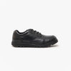 Hush Puppies KIERA JNR Girls Leather Lace Up Shoes Black