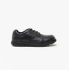 Hush Puppies KIERA JNR Girls Leather Lace Up Shoes Black