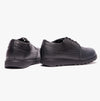 Hush Puppies FELICITY SENIOR Girls Leather Oxford Shoes Black