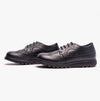 Hush Puppies FELICITY SENIOR Girls Leather Oxford Shoes Black