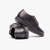 Hush Puppies FELICITY SENIOR Girls Leather Oxford Shoes Black