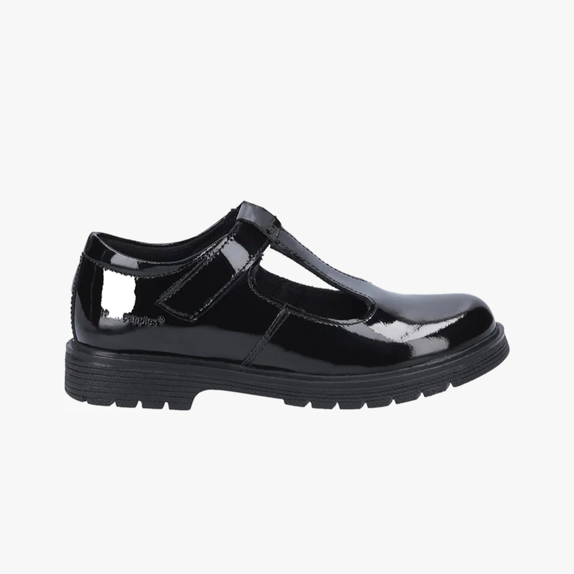 Hush Puppies GRACIE Girls Shoes Patent Black