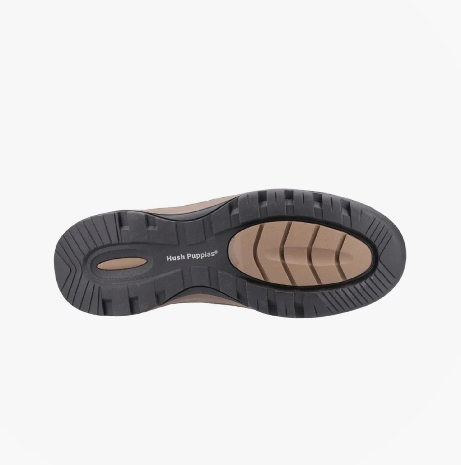 Hush Puppies GROVER Mens Waxy Nubuck Ankle Boots Brown