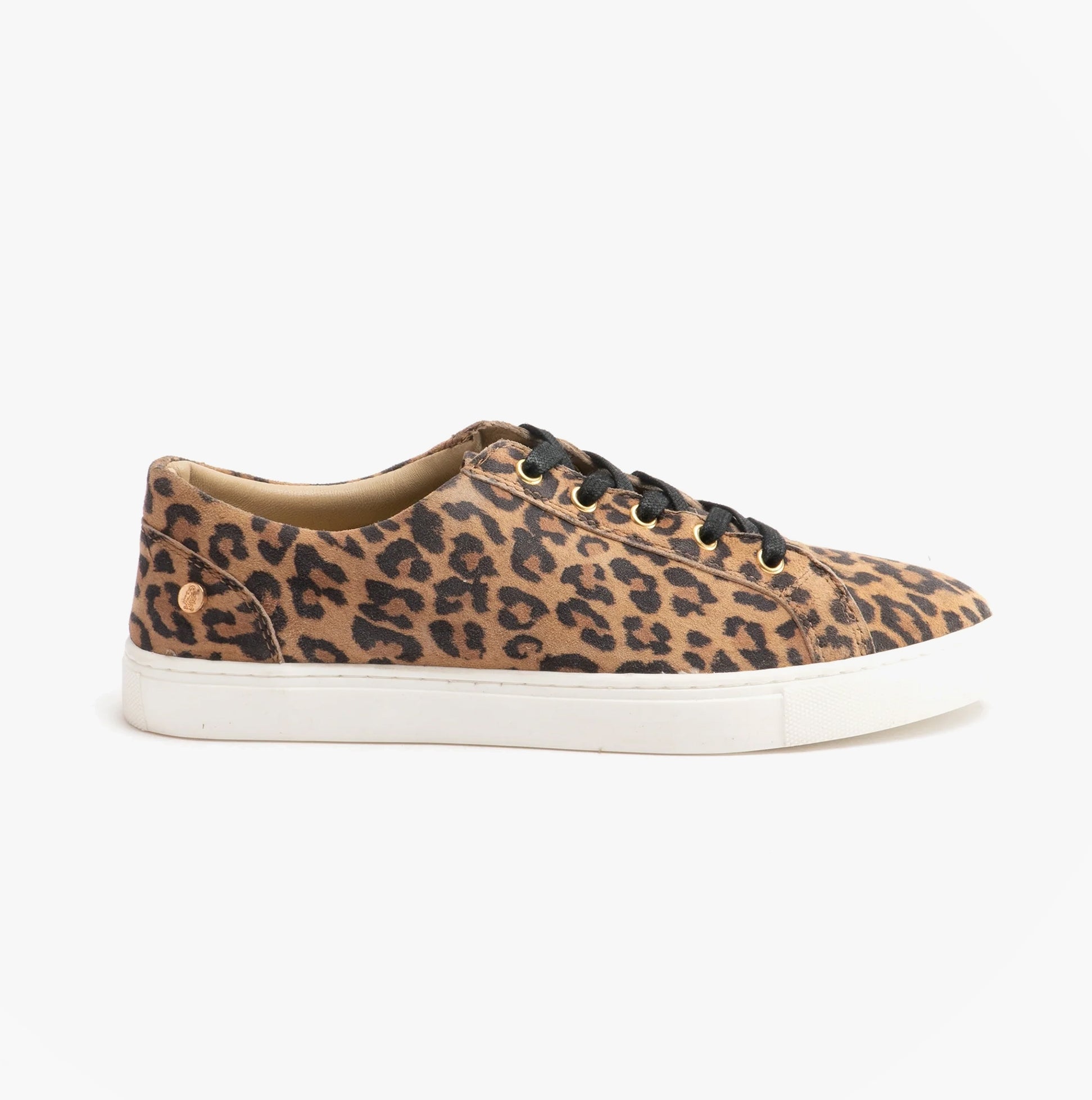 Hush Puppies TESSA Womens Suede Casual Trainers Leopard