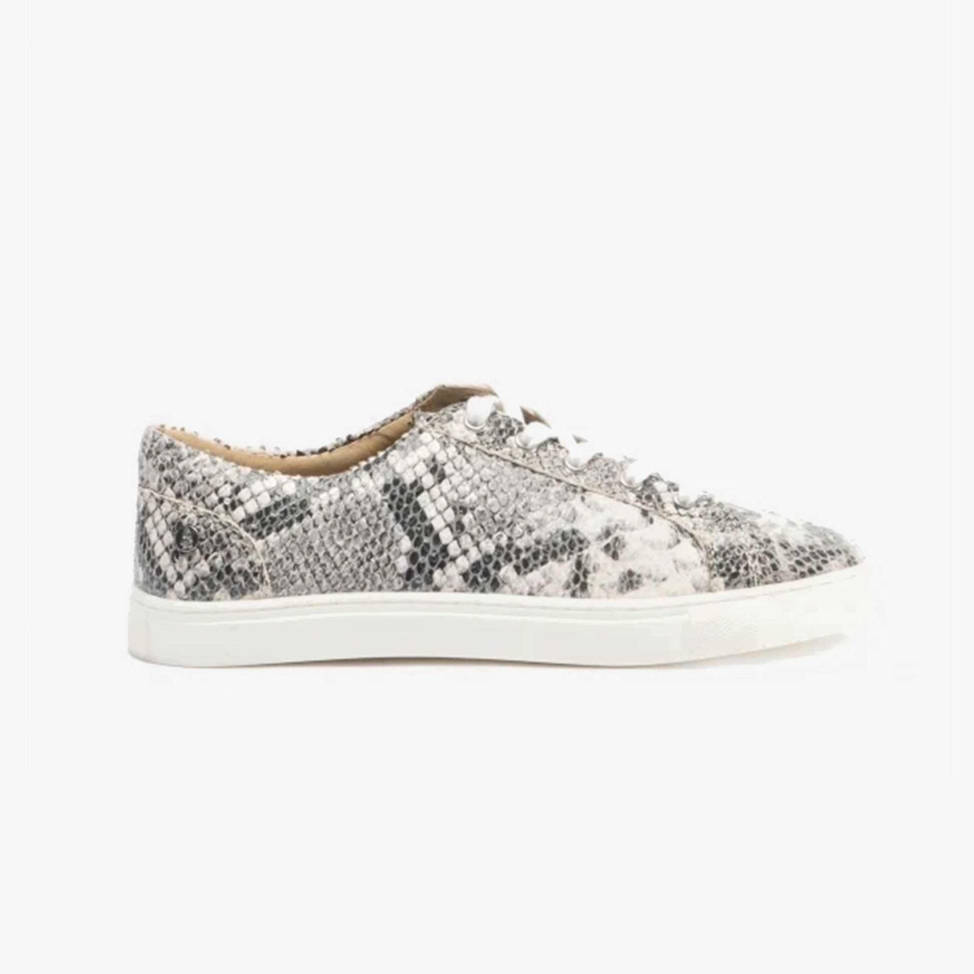 Hush Puppies TESSA Womens Leather Casual Trainers Python