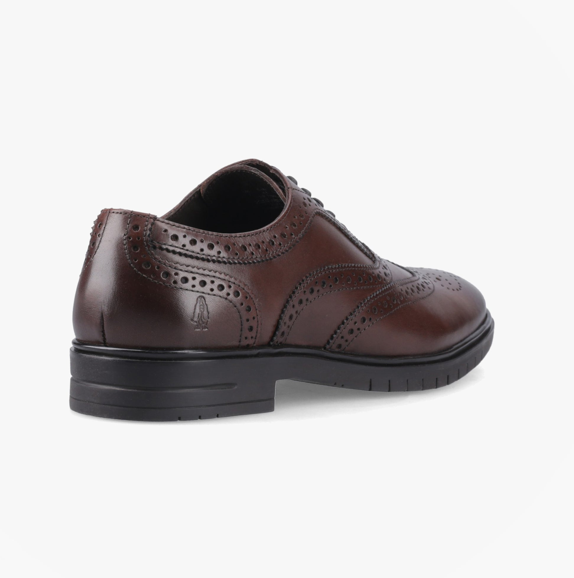 Hush Puppies SANTIAGO Mens Brogue Shoes Brown