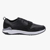 Hush Puppies FELIX PERF Mens Leather Trainers Black