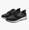 Hush Puppies FELIX PERF Mens Leather Trainers Black